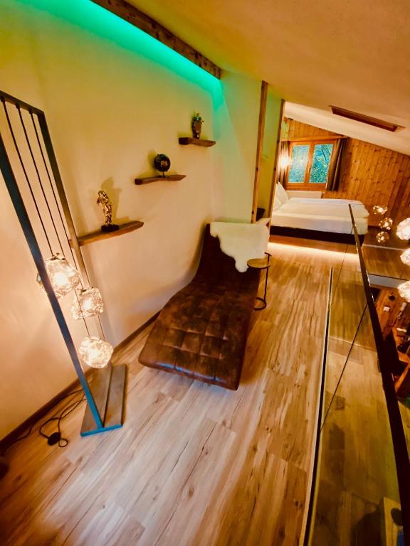 Posezení v ubytování Chalet Hotel Adler AG