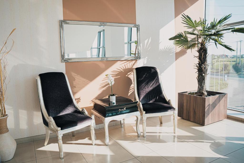 Posezení v ubytování Sky Hotel