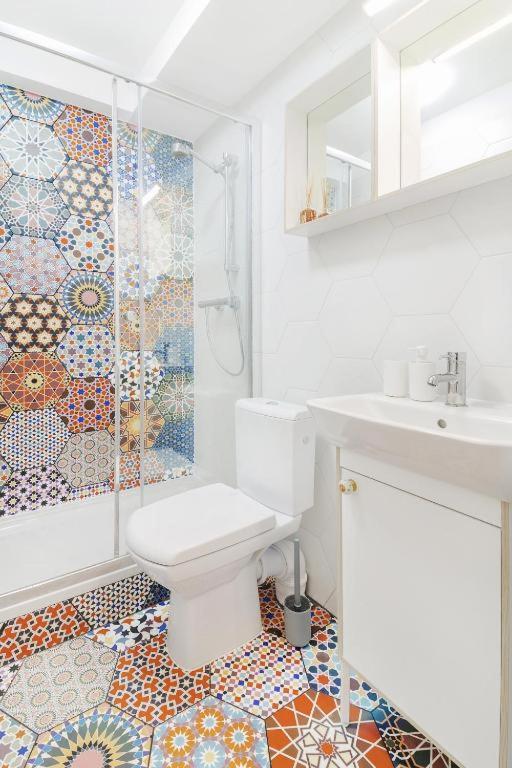 Kúpeľňa v ubytovaní Happy Stay Tartaczna Residence I