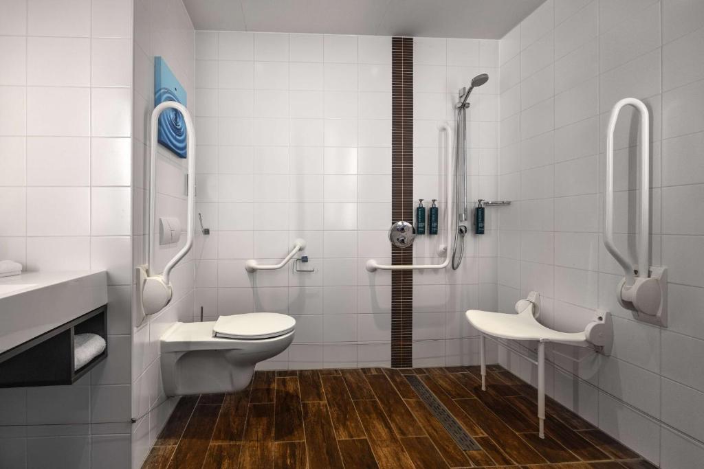 Koupelna v ubytování Hilton Garden Inn Leiden