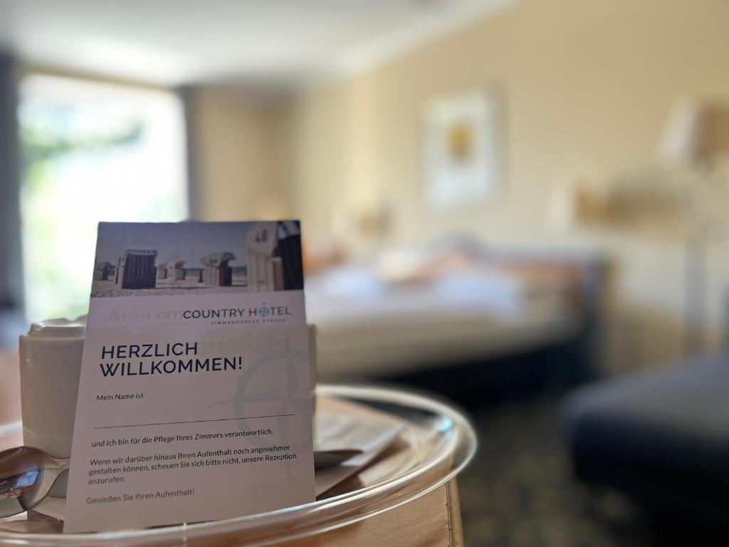 Krevet ili kreveti u jedinici u objektu Country Hotel Timmendorfer Strand