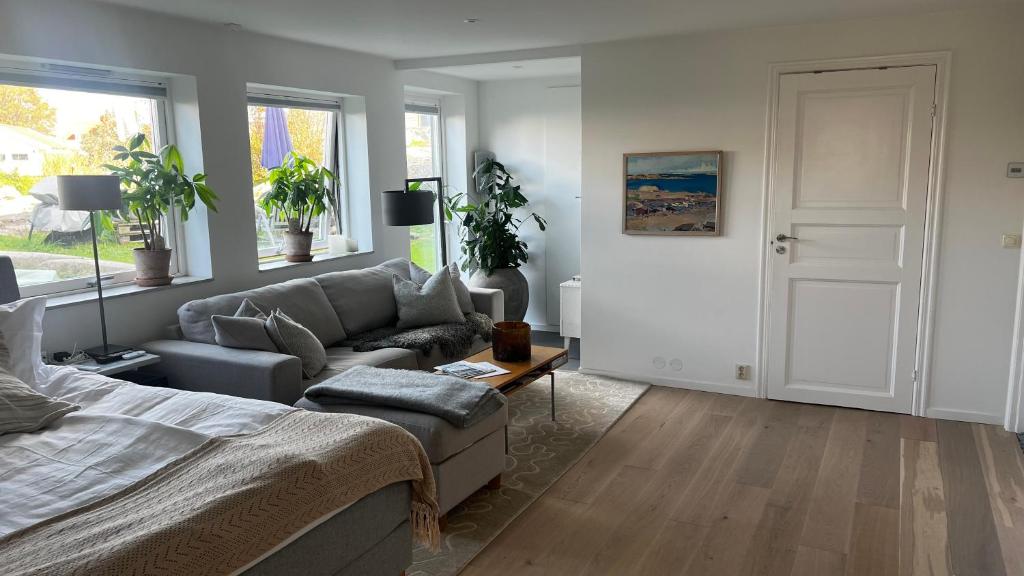Posezení v ubytování Casa Hönö Hästen