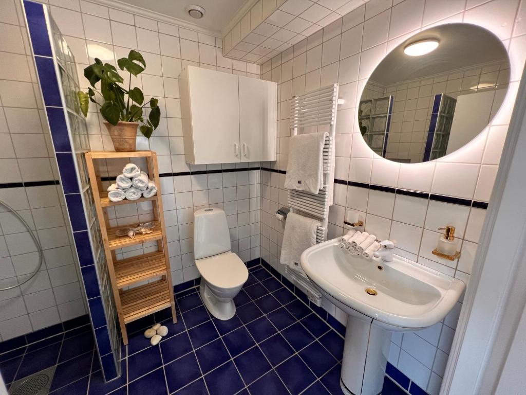 Koupelna v ubytování Casa Hönö Hästen
