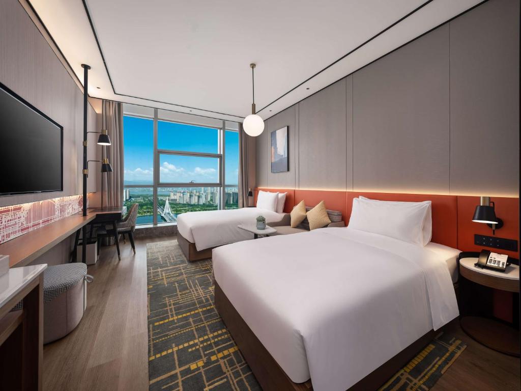 Hilton Garden Inn Taiyuan Binhe - Twin Room With River View