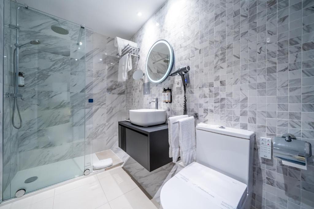 Koupelna v ubytování Abba San Sebastián Hotel