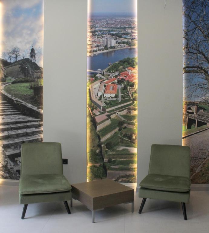 Posezení v ubytování Tvrdjava Rooms - Novi Sad