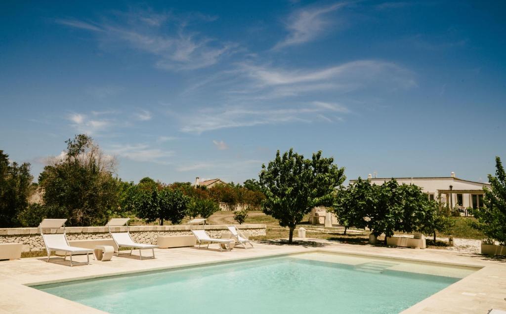 Bazén v ubytování Villa del Ponente Otranto nebo v jeho okolí