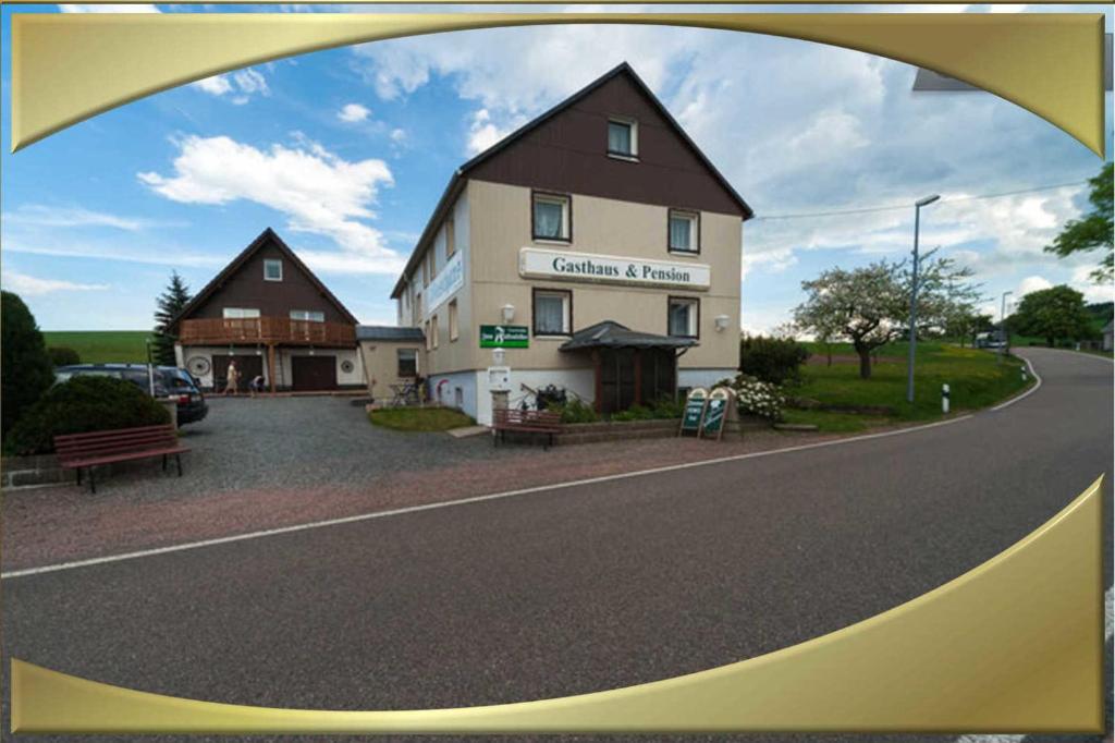a building on the side of a road at Appartment1 in Waldidylle