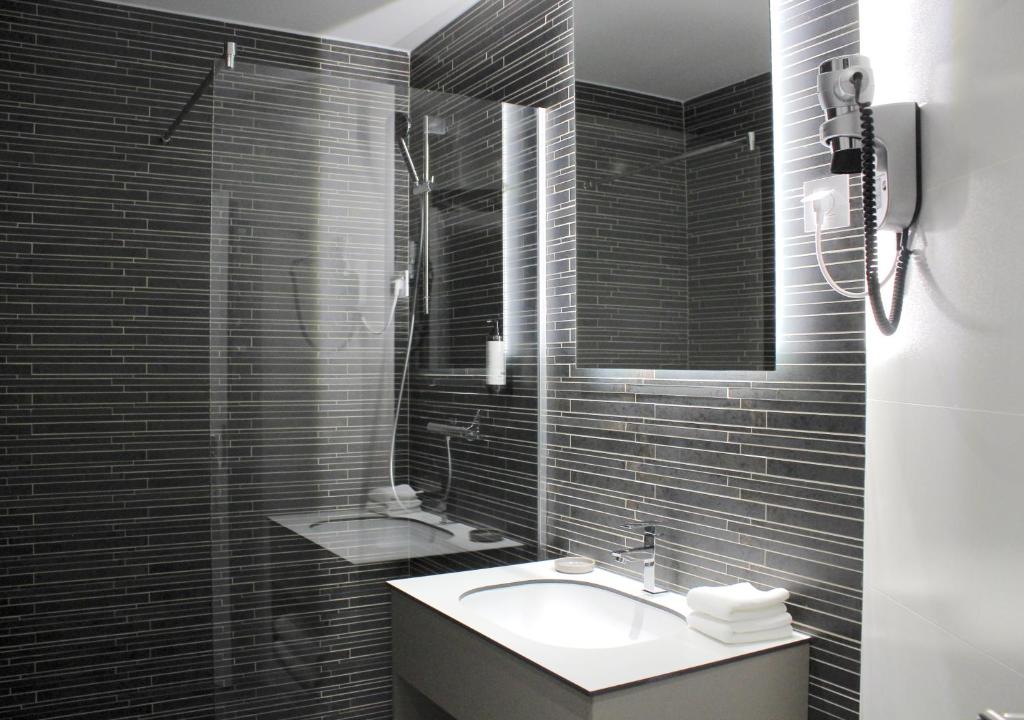 Koupelna v ubytování Tvrdjava Rooms - Novi Sad