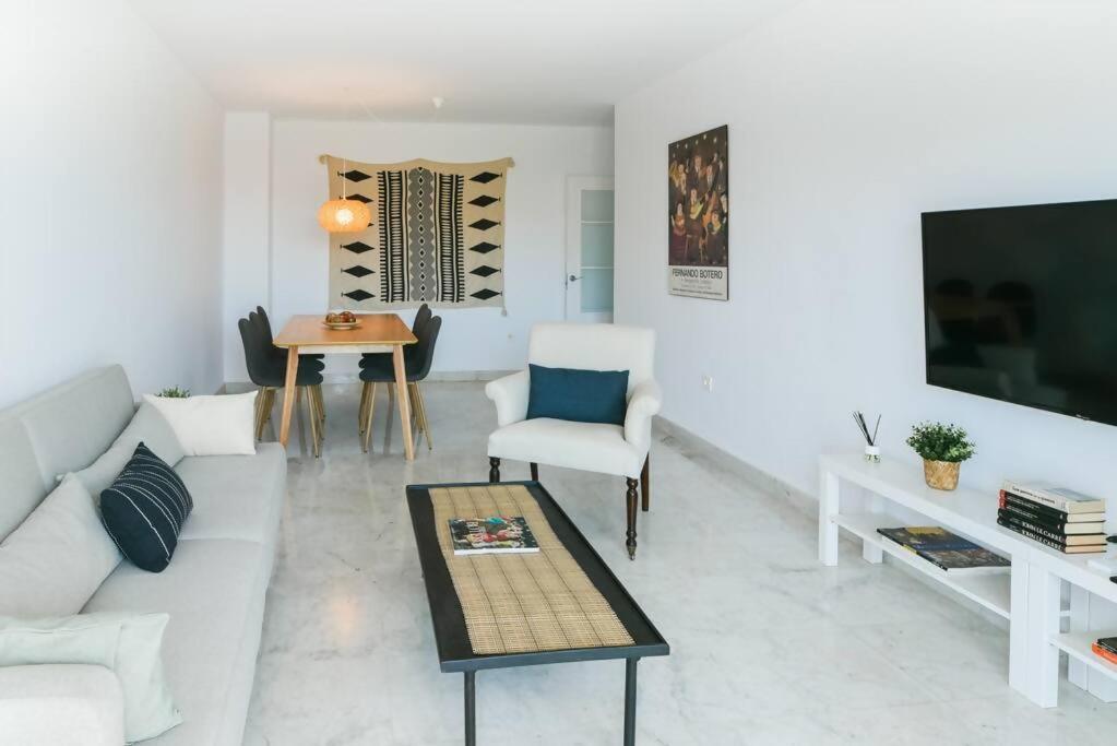 TV a/nebo společenská místnost v ubytování Increíble apartamento