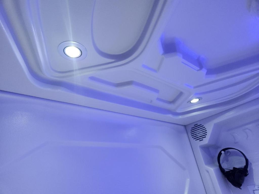 Koupelna v ubytování Hotel Galaxy Pod
