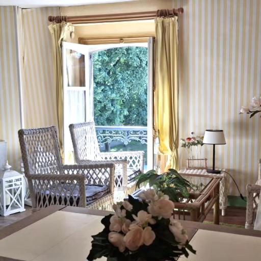 Posezení v ubytování Jardin et Hotel Particulier