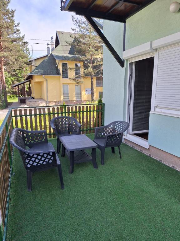 Balkón nebo terasa v ubytování Apartman IN