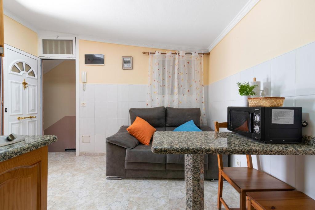 Χώρος καθιστικού στο Casa Salma