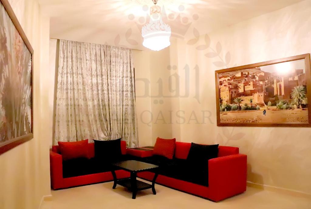 Posezení v ubytování Hôtel AL QAISAR