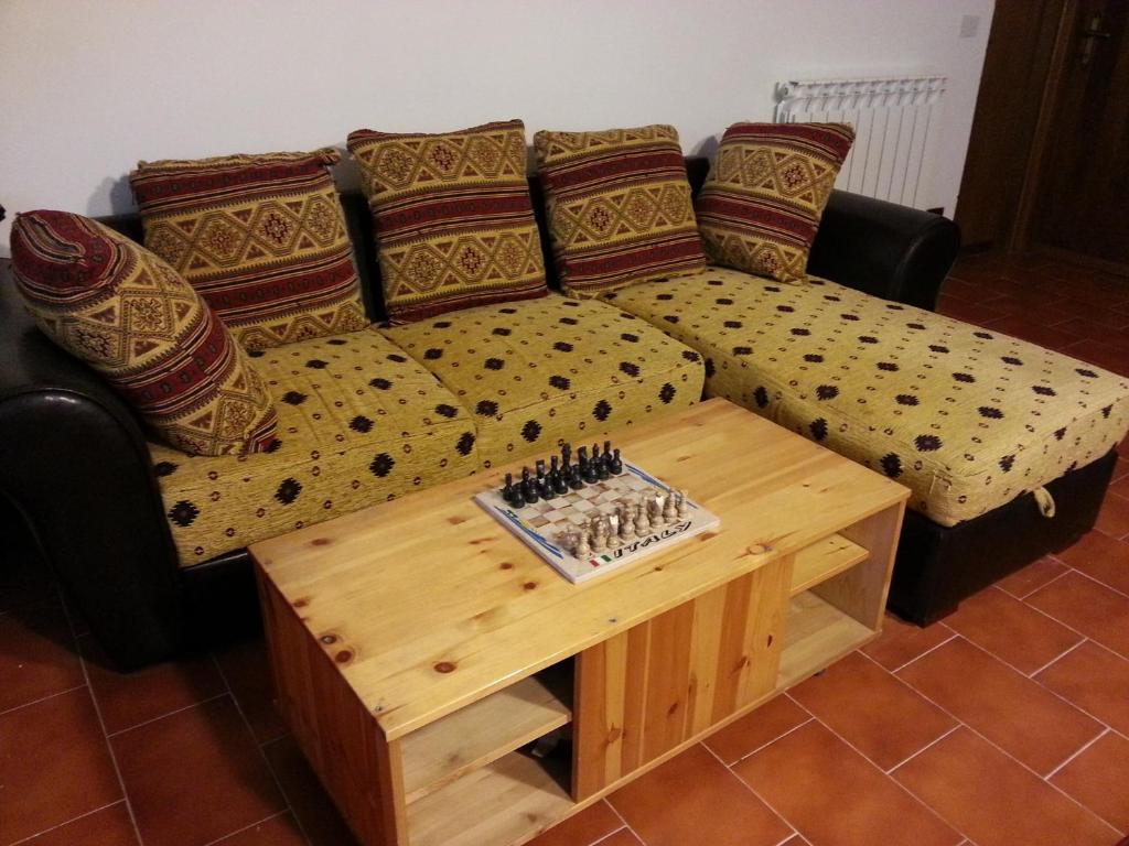 Posezení v ubytování B&B Monteguzzo