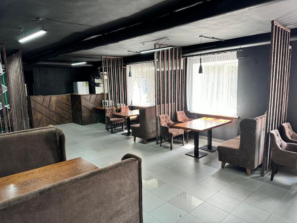 Posezení v ubytování Hotel TETRIS Voznesensk