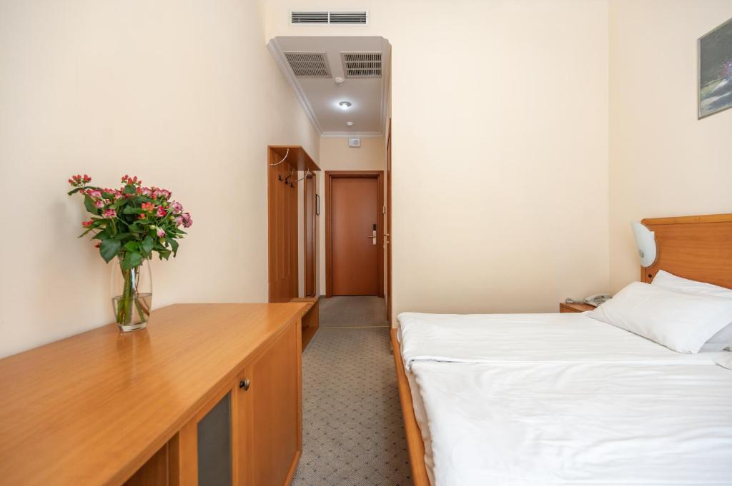 Postel nebo postele na pokoji v ubytování Морський