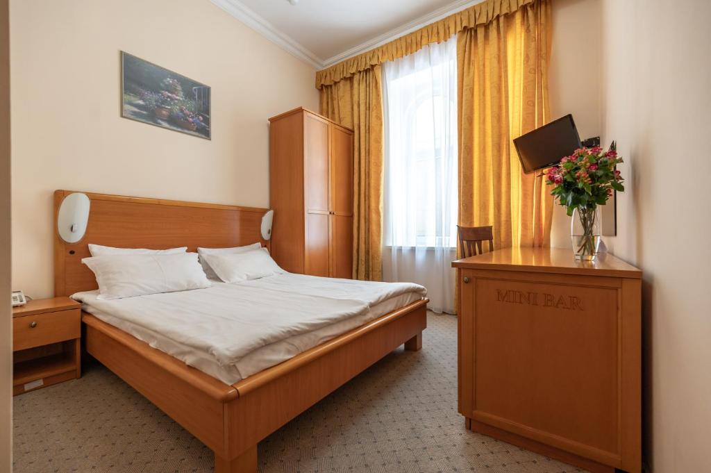 Postel nebo postele na pokoji v ubytování Морський