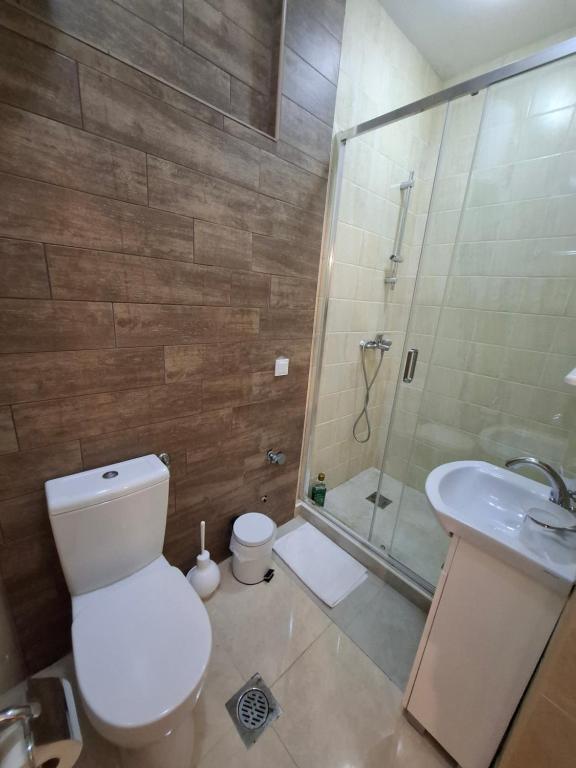 Koupelna v ubytování Filip Deluxe Rooms
