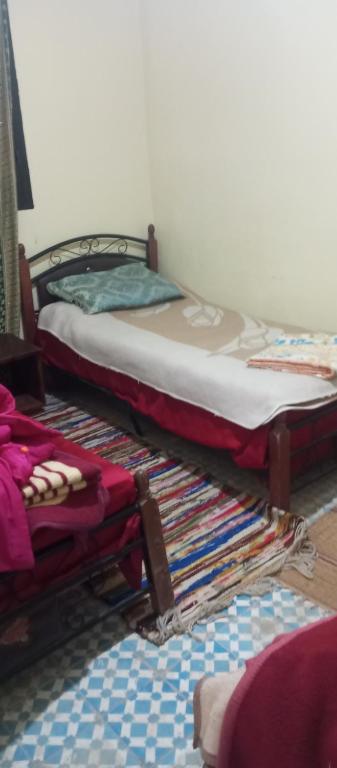 Postel nebo postele na pokoji v ubytování Farm Stay Mharchen