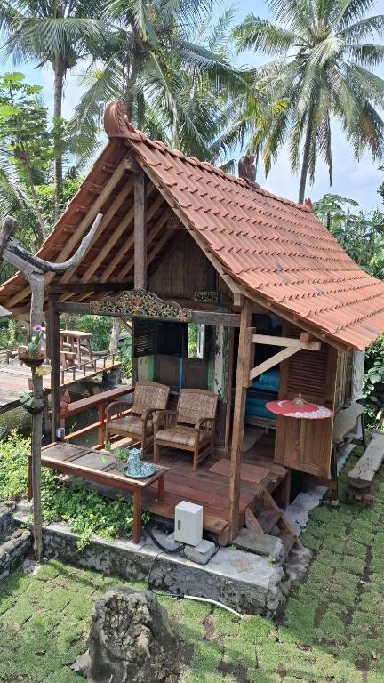 Zahrada ubytování Omah Kepel Yogyakarta