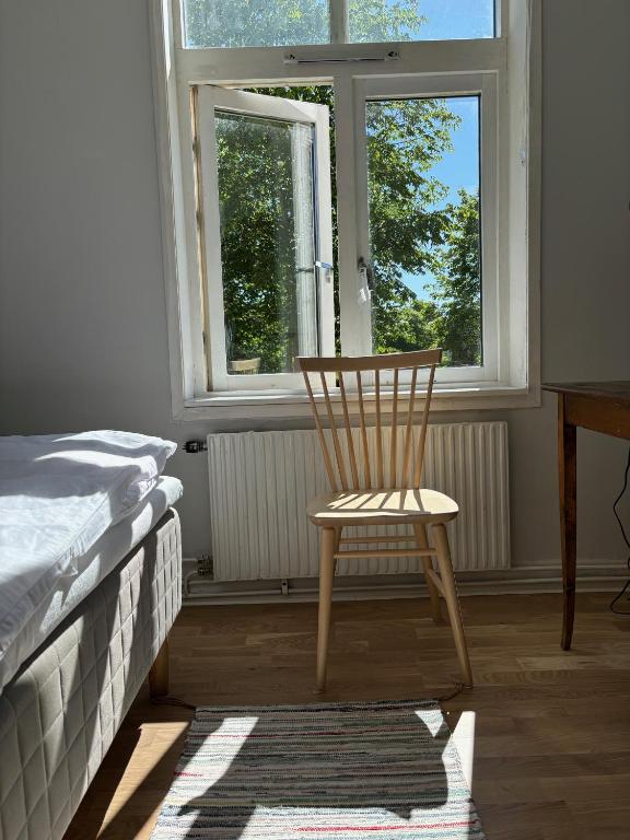 Postel nebo postele na pokoji v ubytování Bo i Bodafors