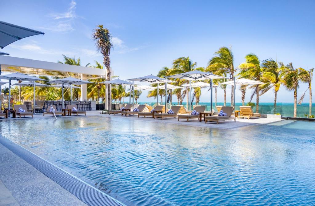 Piscina en o cerca de Hotel Mousai Cancun Ocean Front Adults Only - All Inclusive