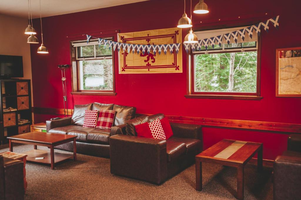 Posezení v ubytování Crianlarich Youth Hostel