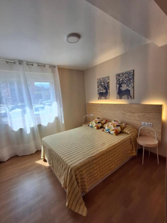 Postel nebo postele na pokoji v ubytování Lo de Prado Nuevo