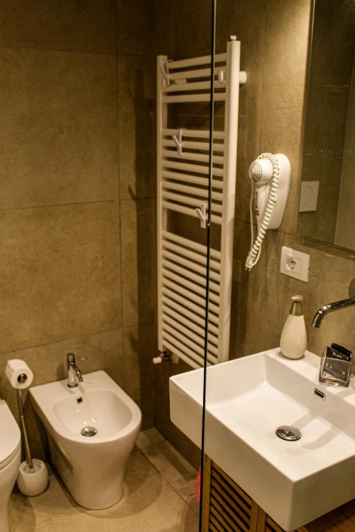 Koupelna v ubytování B&B Matt Ros
