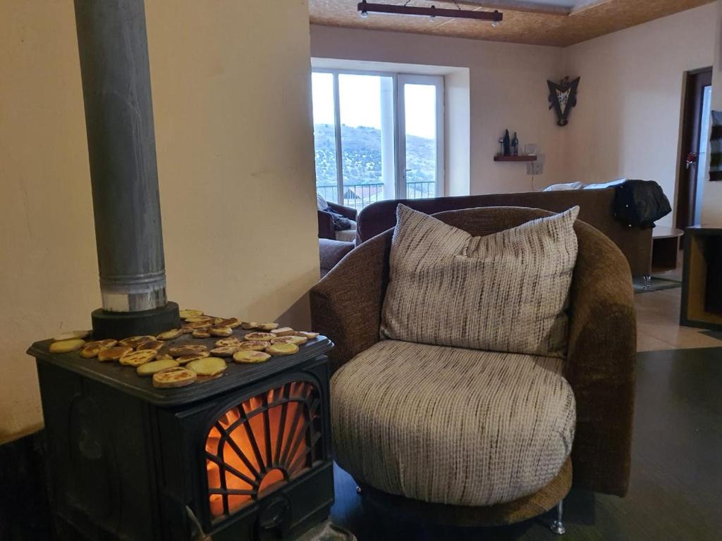 Posezení v ubytování Garni Nature Villa