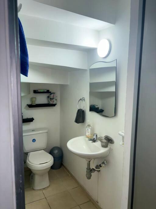 Koupelna v ubytování Casa con todas las comodidades