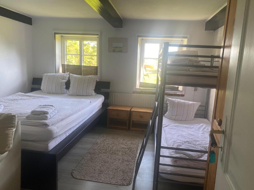 Postel nebo postele na pokoji v ubytování Ferienzimmervermietung Reitferien