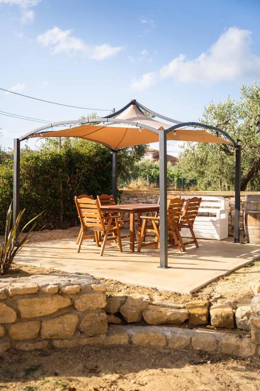 Patio nebo venkovní prostory v ubytování Borgo del Marchese