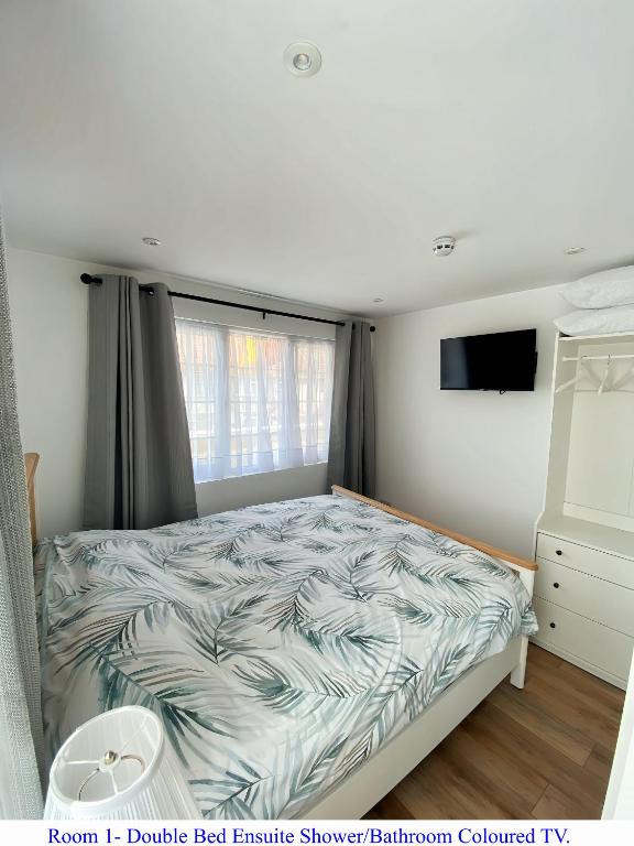 Letto o letti in una camera di The Prince Albert, Whitton