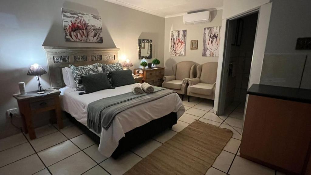 Ένα ή περισσότερα κρεβάτια σε δωμάτιο στο Lumis Rest