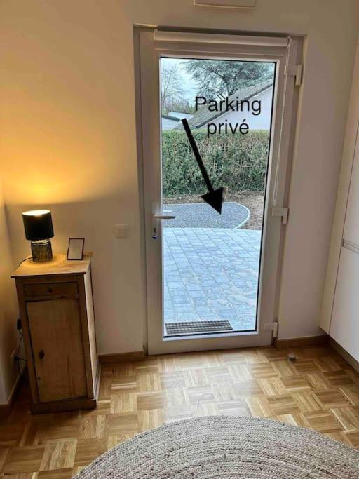 TV a/nebo společenská místnost v ubytování Kot é Vert g