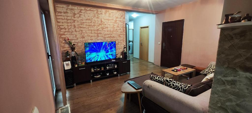 TV a/nebo společenská místnost v ubytování Zizi i Zen