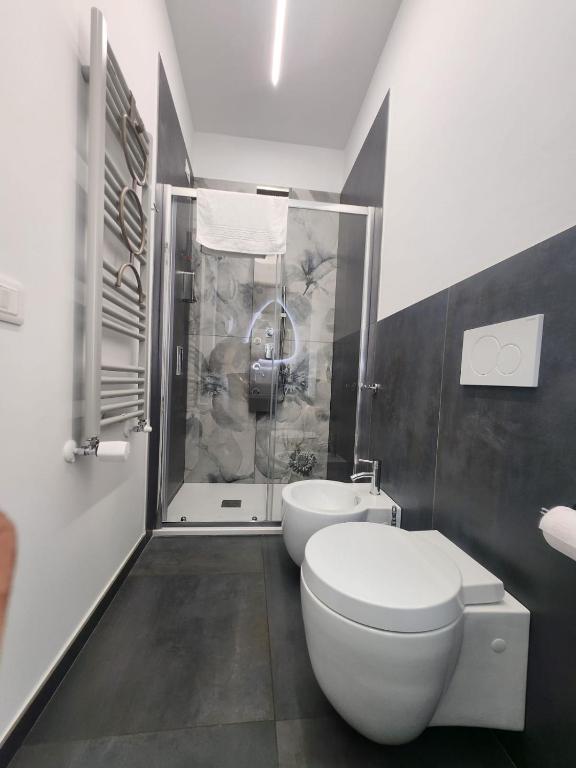Koupelna v ubytování B&B Central Vasto