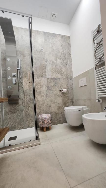 Koupelna v ubytování B&B Central Vasto