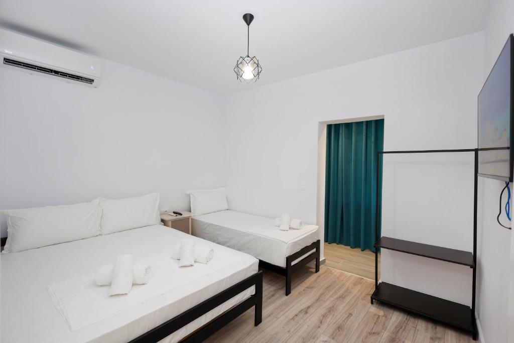 Voodi või voodid majutusasutuse Guesthouse Noke toas
