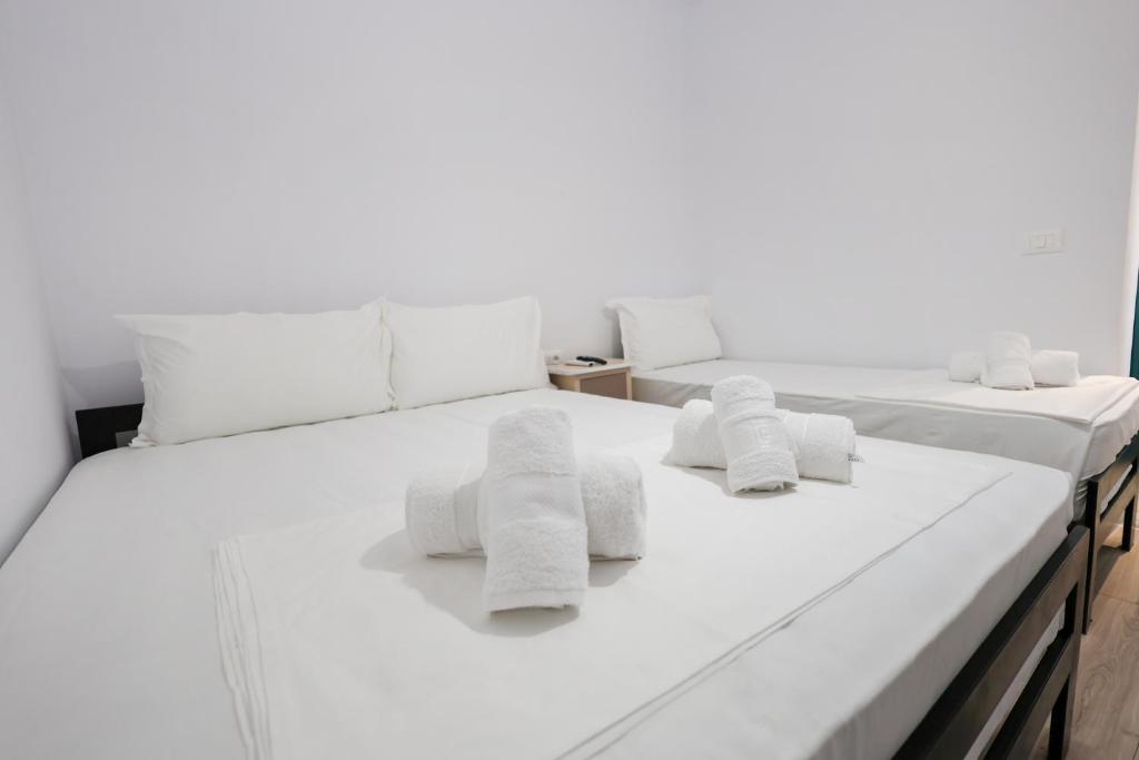 Voodi või voodid majutusasutuse Guesthouse Noke toas