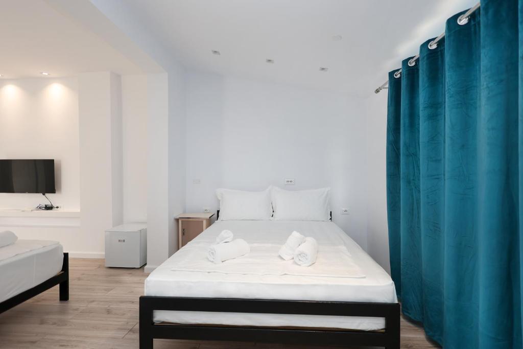 Voodi või voodid majutusasutuse Guesthouse Noke toas