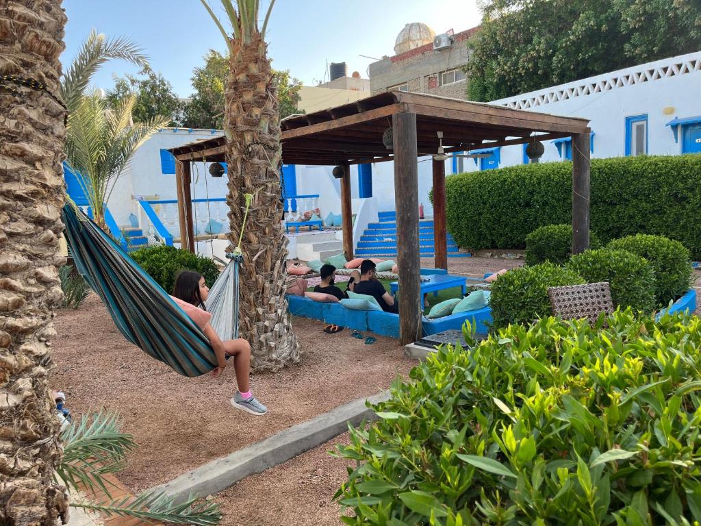 Zahrada ubytování Auski Hostel Dahab