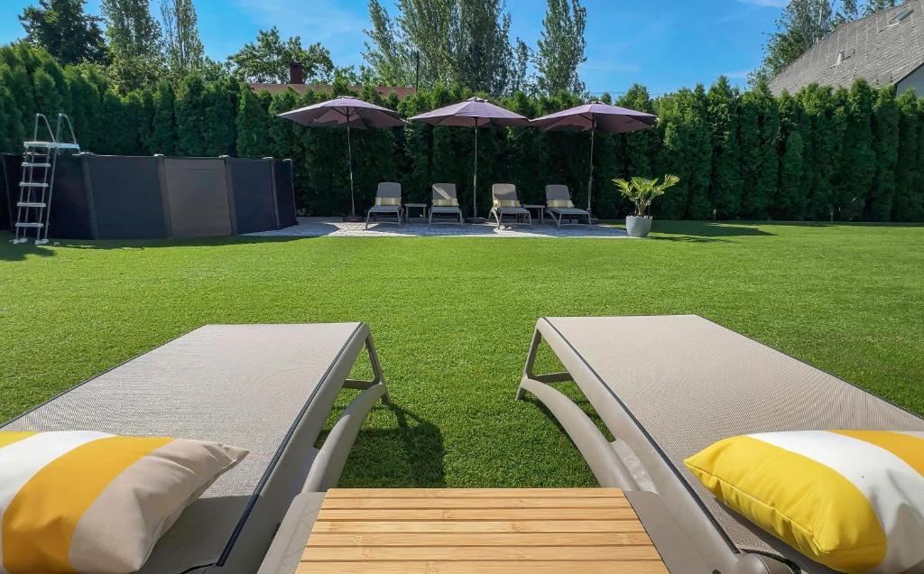 Zahrada ubytování Villa7 Balaton