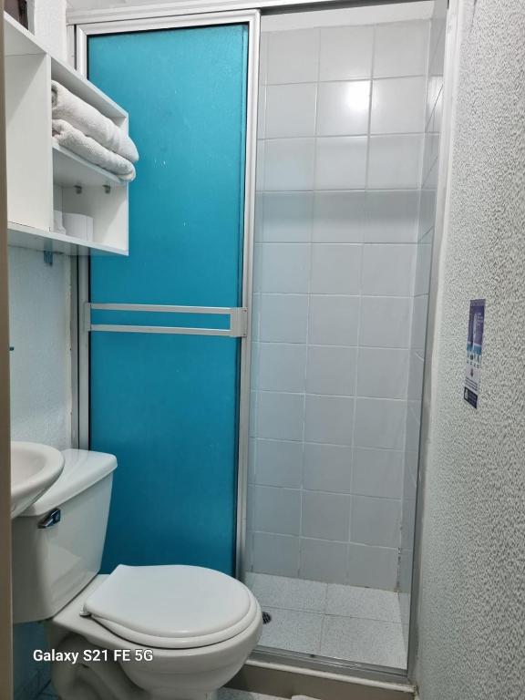 Koupelna v ubytování Hotel Casa 10