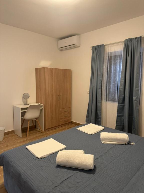 Postel nebo postele na pokoji v ubytování Seaside PERLA Apartment