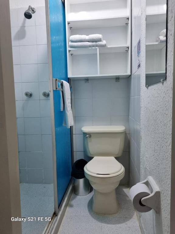 Koupelna v ubytování Hotel Casa 10