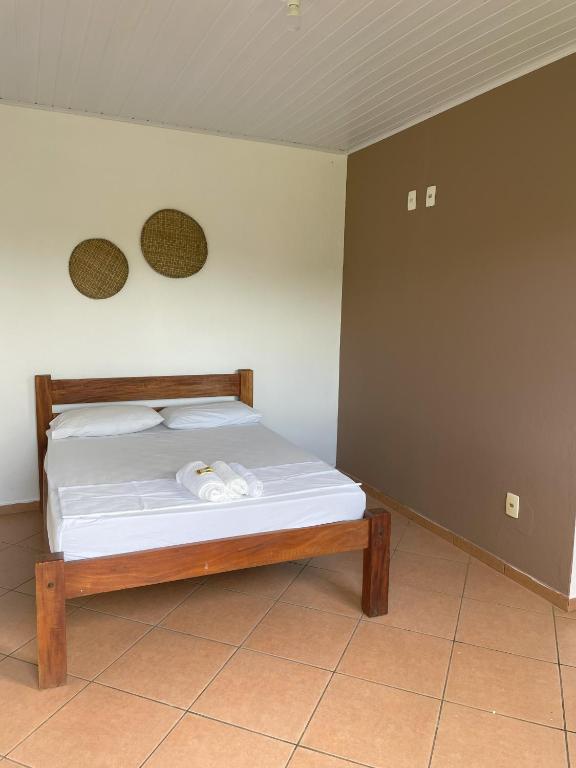 Postel nebo postele na pokoji v ubytování Guava Hostel Serra Grande